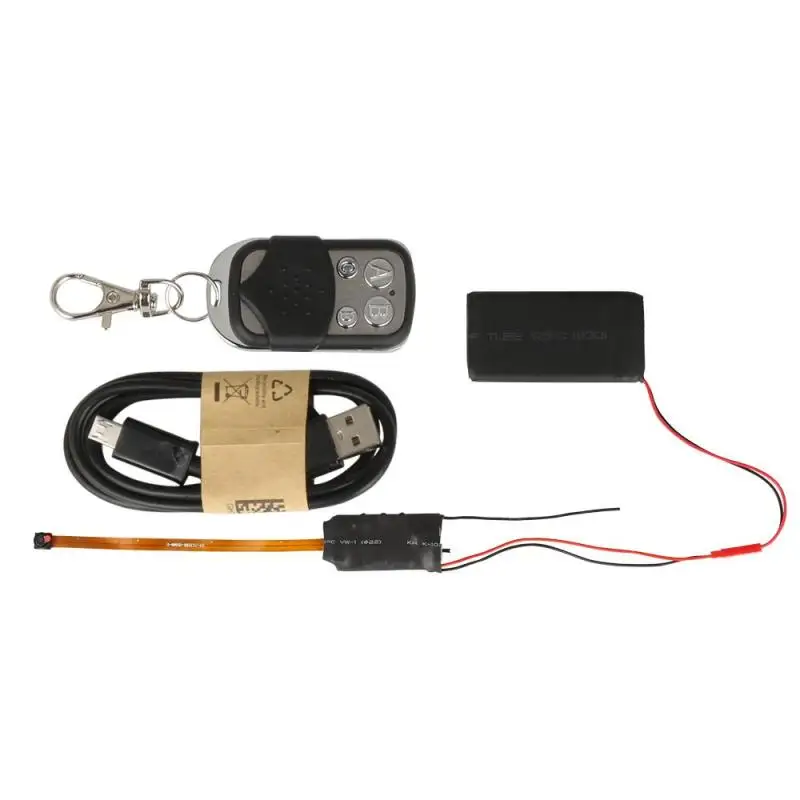 

Mini Camera DIY Mini Camcorder HD 1080P DV DVR Video Recording Device with Remote Control with 3800 mah Battery support 32G Card