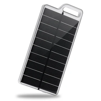 

PowerGreen Carabiner Design Mobile Phone Solar Charger 10000mAh Thin Solar Power Bank with Solar Panel