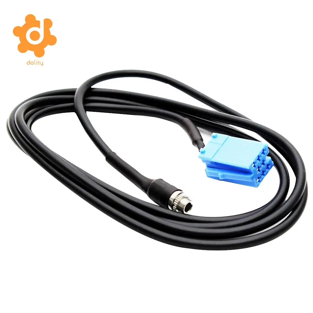 Car Mini ISO 8 Pin Aux Cable Lead Wire Adapter for VW AUDI Blaupunkt Radio