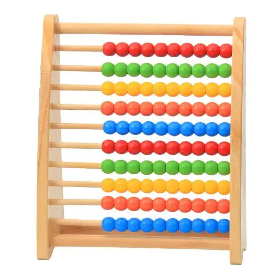 WYNLZQ Baby Toys Wood Abacus Toy Learning Educational Kids Math Toy For