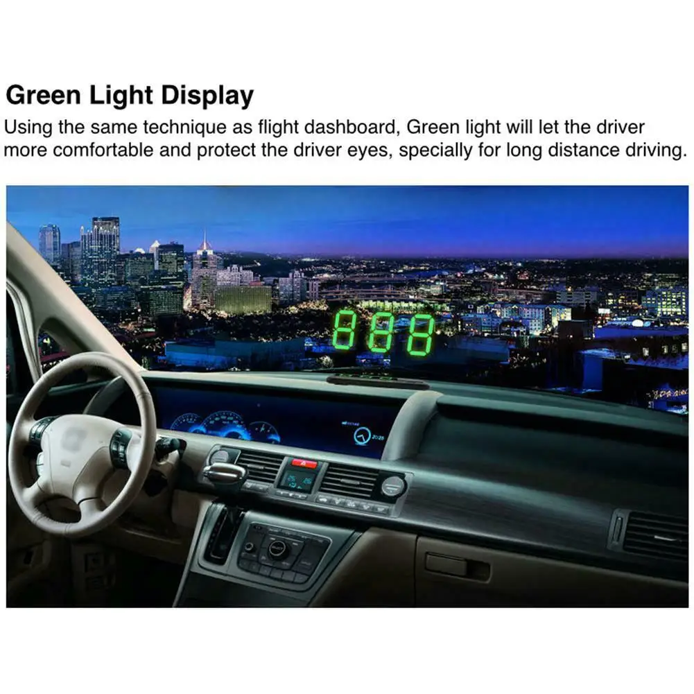 Для автомобиля C60 HUD Дисплей Головы автомобиля Универсальный проекционный дисплей gps Спутниковая головка-вверх дисплей