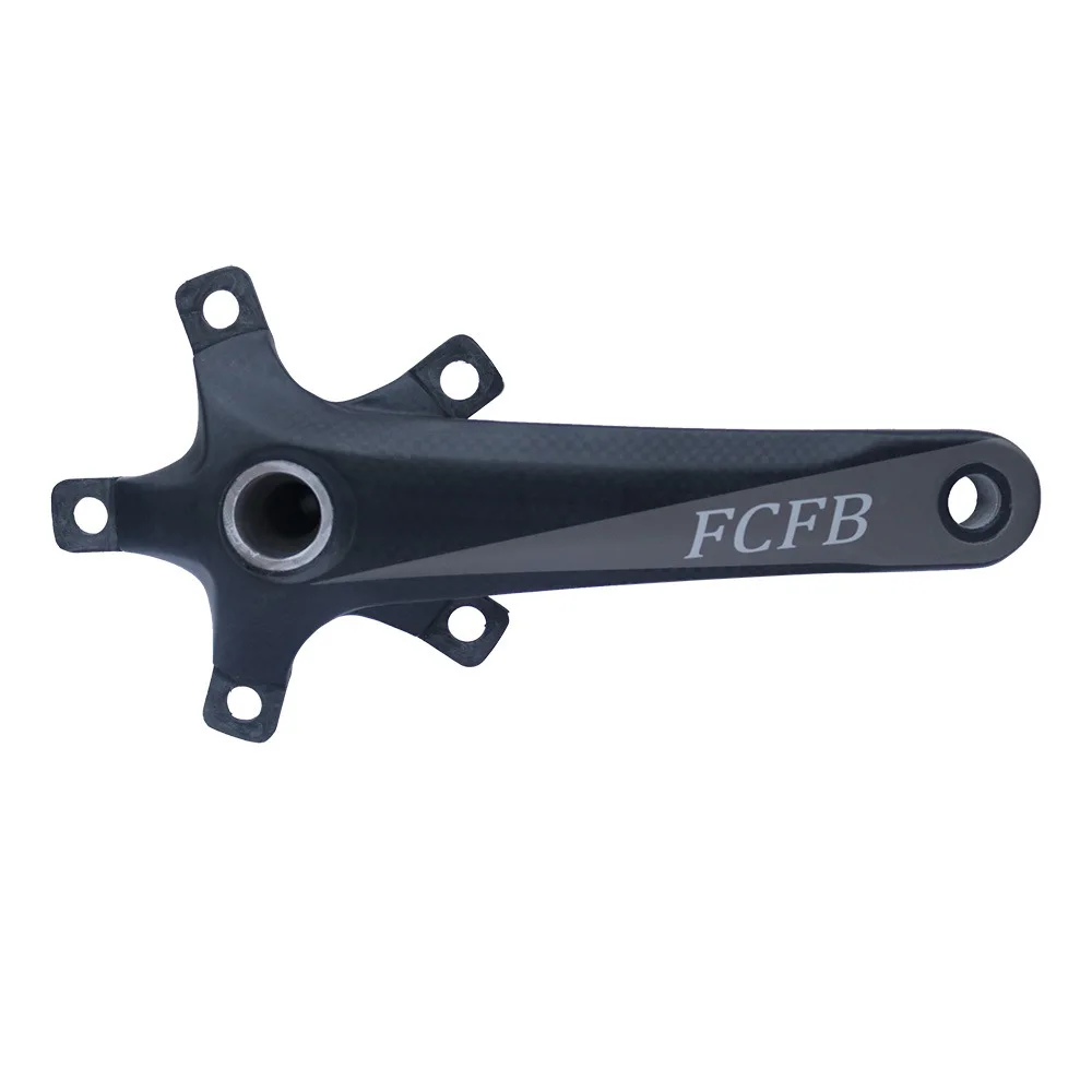 FCFB Carbon Crank Ultralight 3K Carbon Fibre Bicycle Crank BCD110mm 5