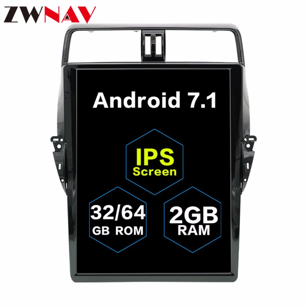 

Tesla style 10.4 BIG Screen Android 7.1 Car head unit For TOYOTA LAND CRUISER LC200 2018 car radio stereo gps navigation no dvd