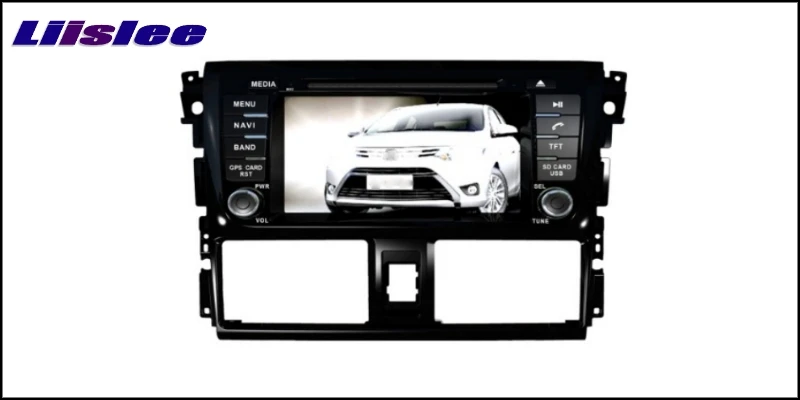 For Toyota Yaris Sedan 2013~2017 LiisLee Car Multimedia TV DVD GPS Audio Stereo Hi-Fi Radio Original Style Navigation NAV NAVI 2