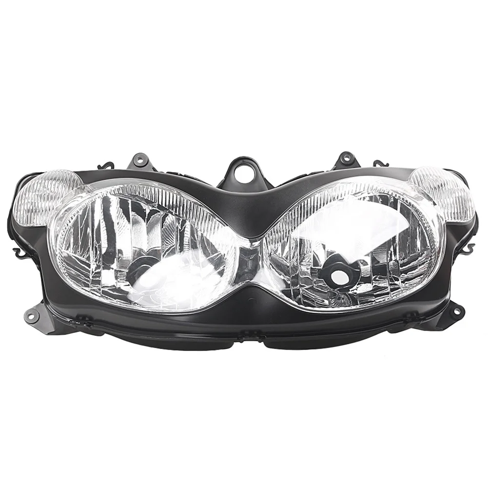 Передняя фара для Kawasaki ZZR1200 2002- передняя фара мотоцикла лампа объектив в сборе