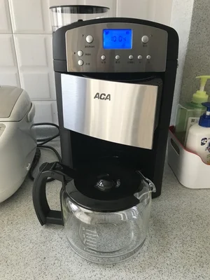 Автоматическая кофемашина 1.25л, изоляционная капельная Кофеварка, шлифовальная кофемолка для зерен, цифровой дисплей, Cafetera
