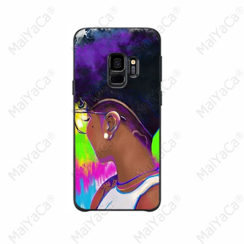 Colorful art african girl