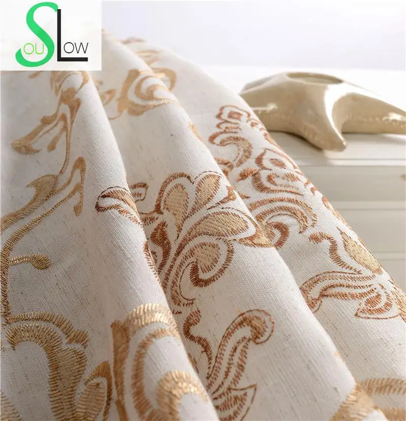 Slow Soul algodón bordado Cortina de tela Cortinas para sala Cortinas Cortina cocina dormitorio ventana bebé Cortinas romanas Slow Soul algodón bordado Cortina de tela Cortinas para sala Cortinas Cortina cocina dormitorio ventana bebé Cortinas romanas