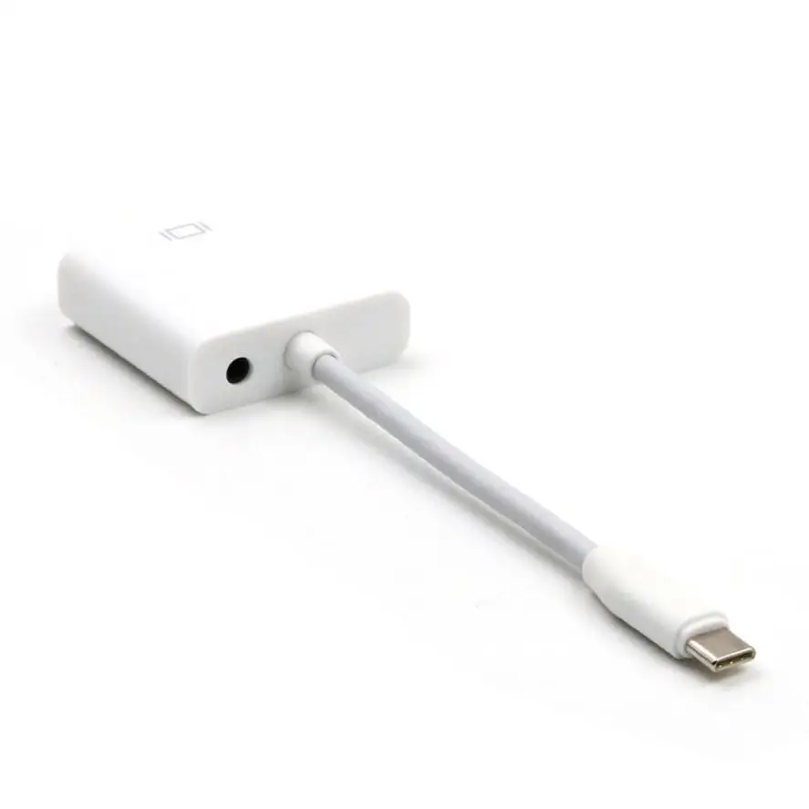 USB 3 1 Type C Φ к VGA с аудио адаптером для Macbook Pro Samsung Galaxy S8 Прямая поставка oct17| |