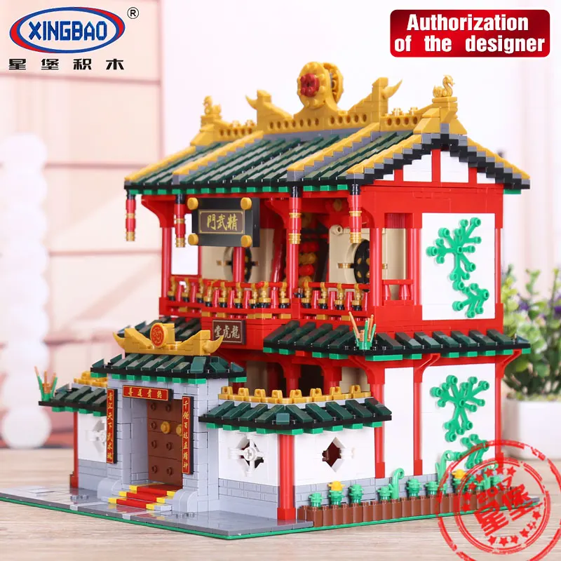 XingBao 01004 Creator architecture китайский набор боевого искусства строительные блоки кирпичи