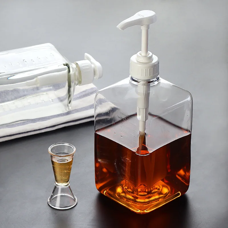 Food Grade EPT Sugar Syrup Squeeze Bottle Liquid Batcher Hand Pressure