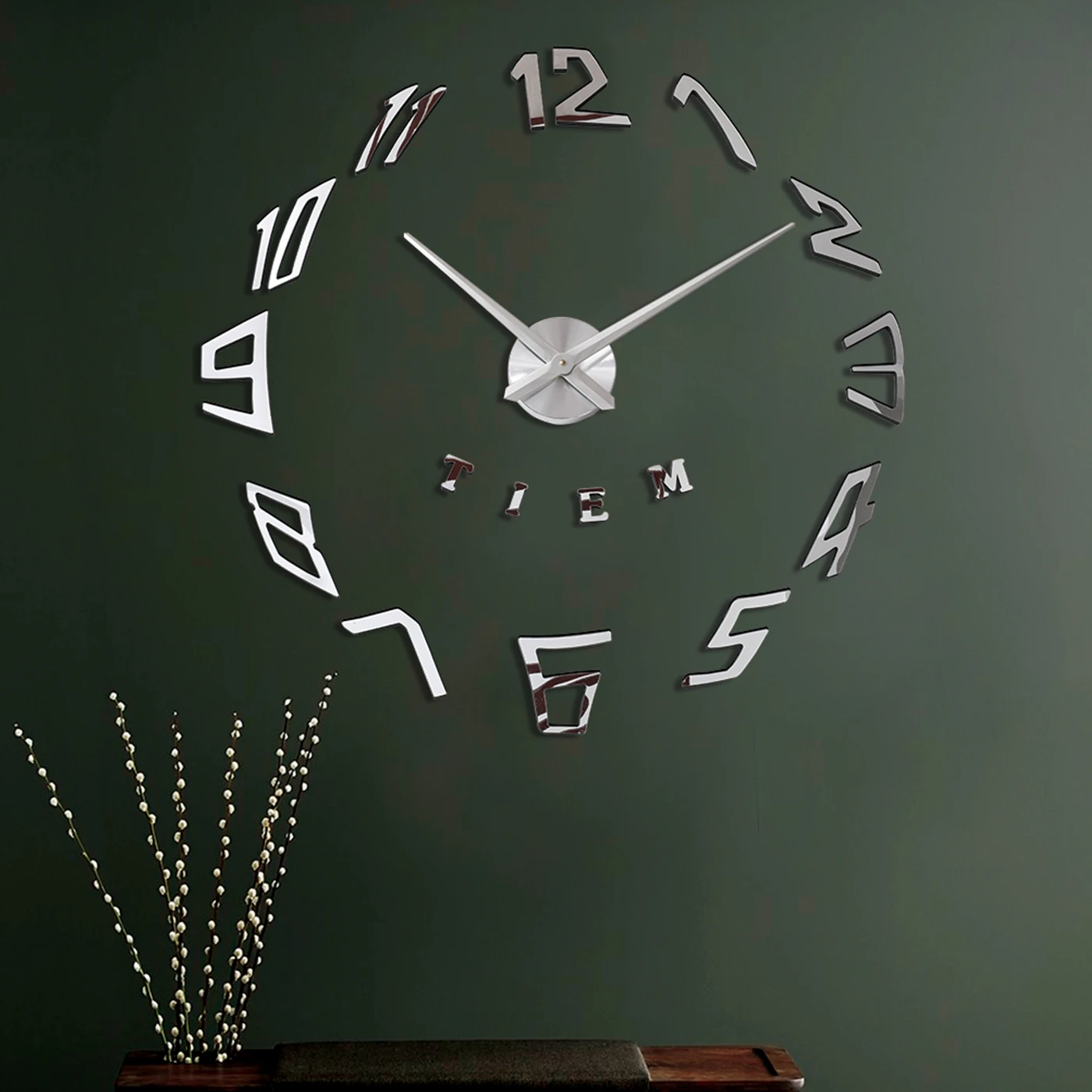 

saat clock wall clock reloj horloge reloj de pared duvar saati relogio de parede luminous klok modern design wall watch 3d lar