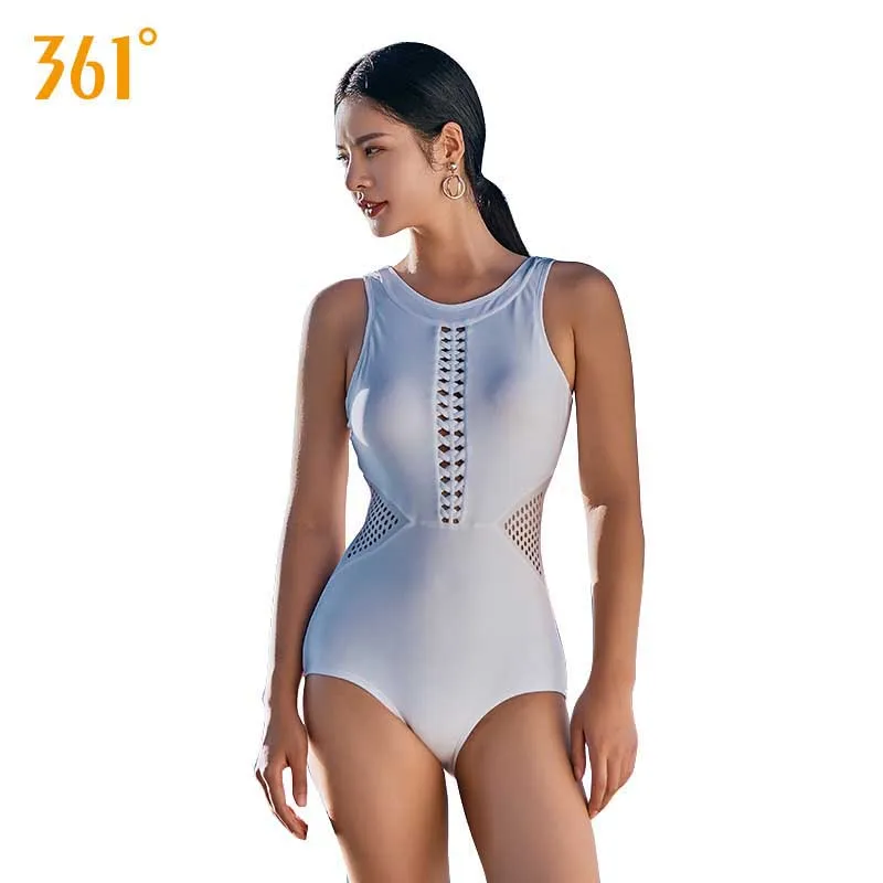 

361 Women White Swimwear Sexy One Piece Bikini Push Up Monokini Women Backless Swimsuit Hollow Out Wire Free Female Pool Bathing