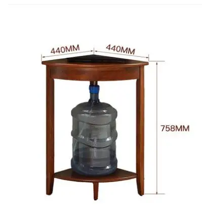 Луи модный диван столы треугольник цветок простая полка держатель для ванной твердая деревянная гостиная комнатный вентилятор угловой держатель - Цвет: G4