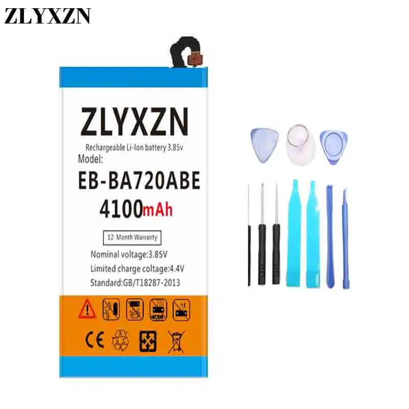 

4100mAh EB-BA720ABE Battery For Samsung Galaxy A7 2017 Battery / SM-J730F J7 Pro / J7 2017 SM-A720 A720F A720S
