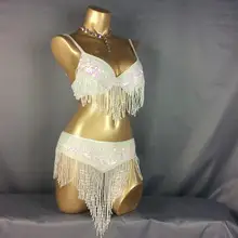 Женский костюм для танца живота, одежда для танца живота, сексуальный ночной танец, топ для танца живота, бюстгальтер+ пояс, комплект из 2 предметов, размер S-6XL, TF201