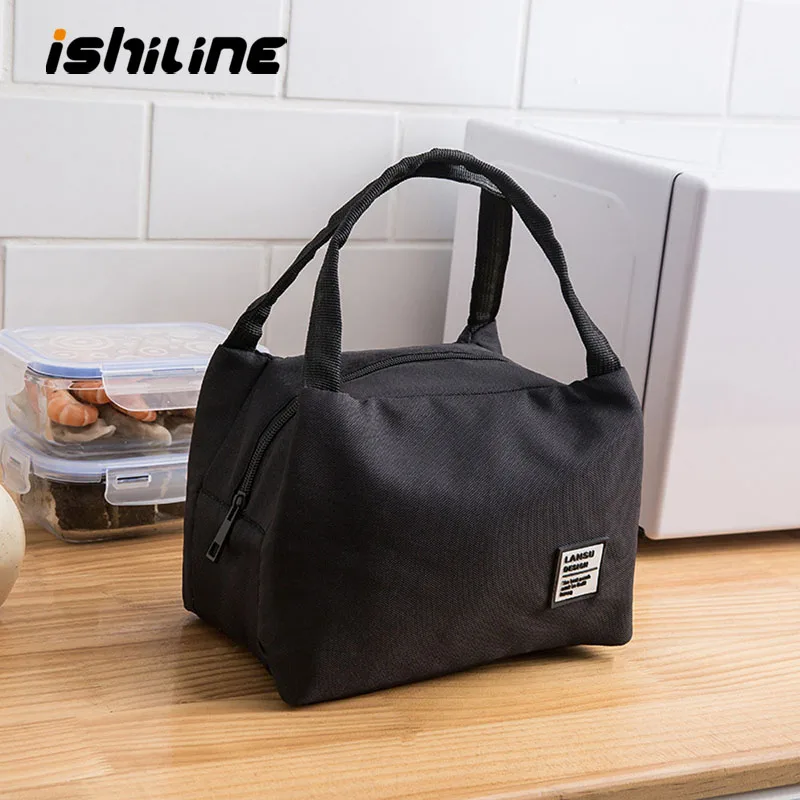 Insulated Canvas Storage Bag Tote Bag Heat Cooler Food Lunch Bag