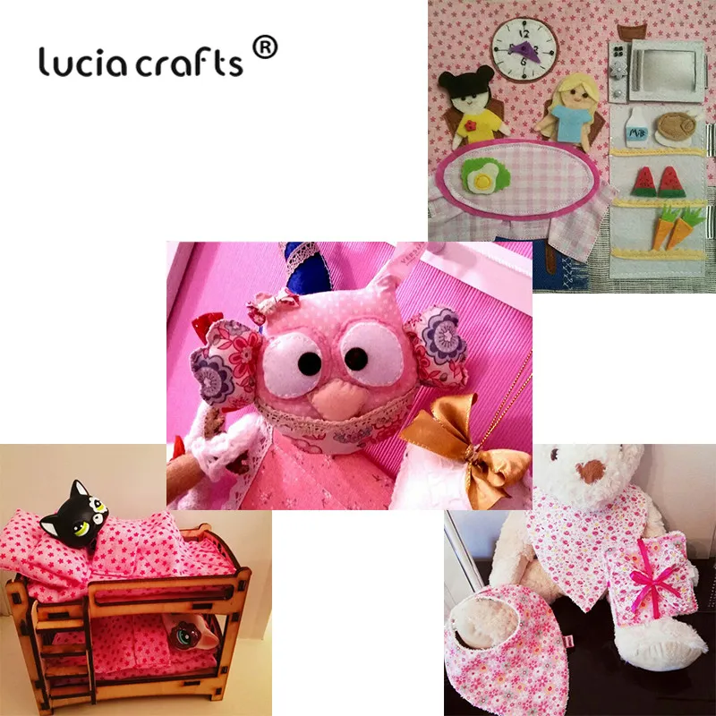 Lucia crafts, 1 шт./лот, 50x50 см, хлопковая ткань для шитья, для рукоделия, Лоскутная ткань, ткань для детского постельного белья, текстильная кукла H0802