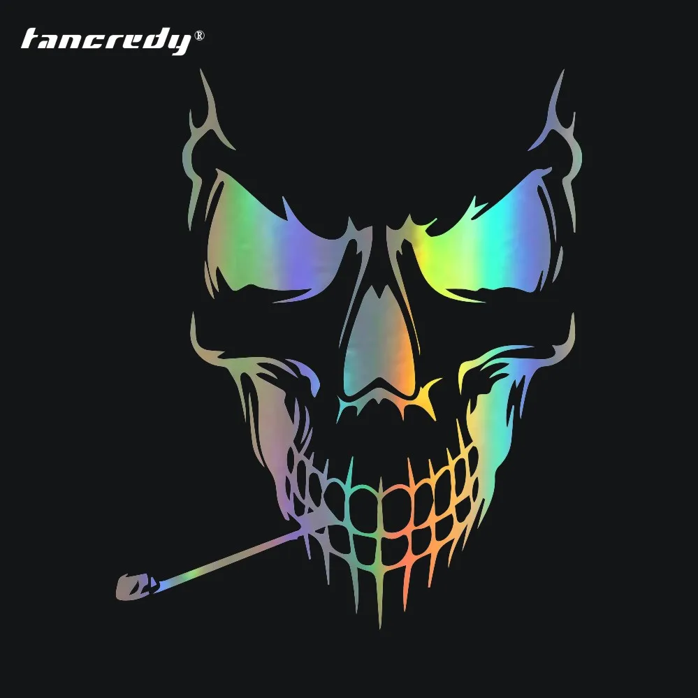 Scary Ghost 13*16CM Car Stickers And Decals Car Bumper Stickers Car