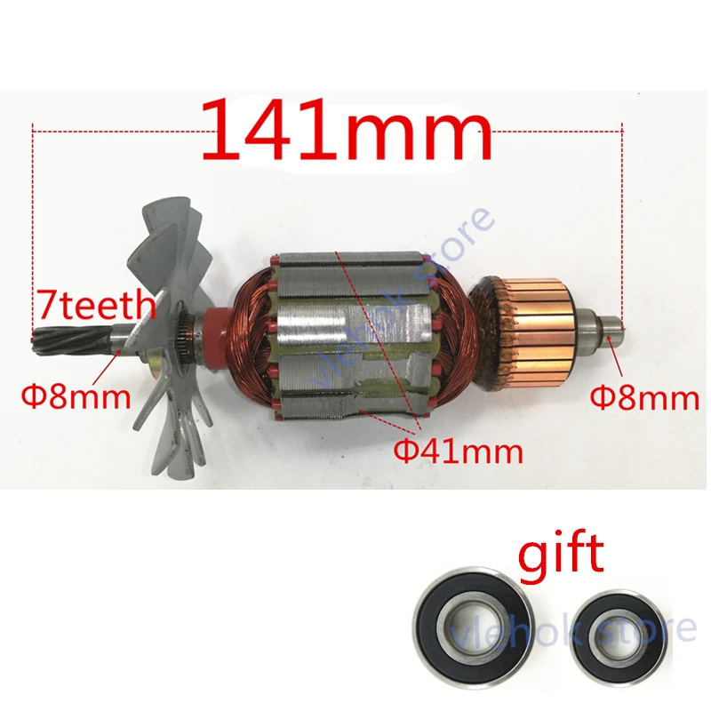 7 зубьев семейная якорная арматура двигателя для MAKITA 4300BV 512065 5 518257 4 перфоратор