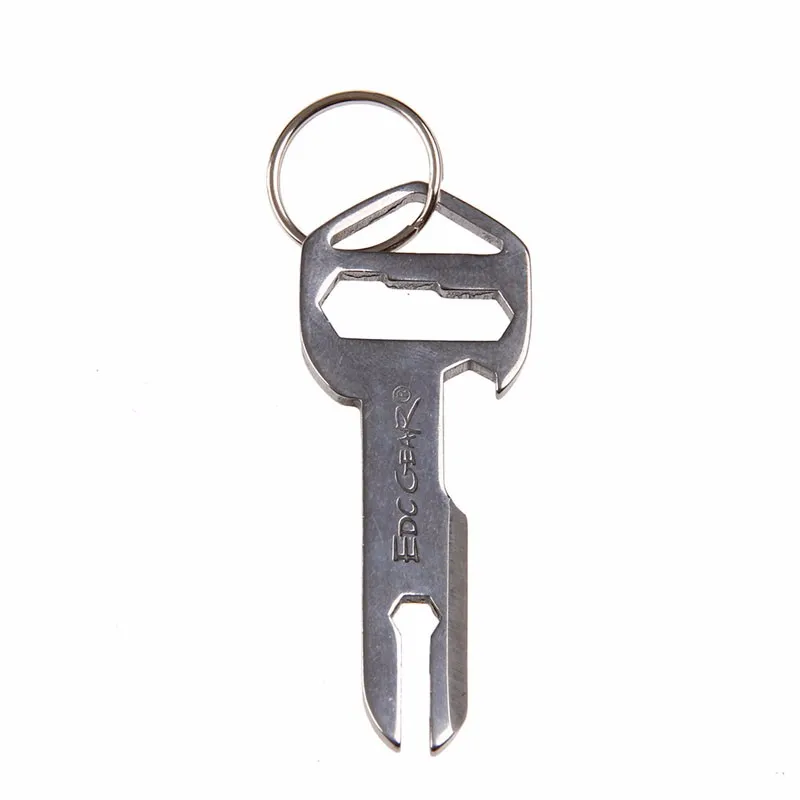 Portable Multi-Tool Key Shaped Pocket Tools For Keychain Bottle Opener