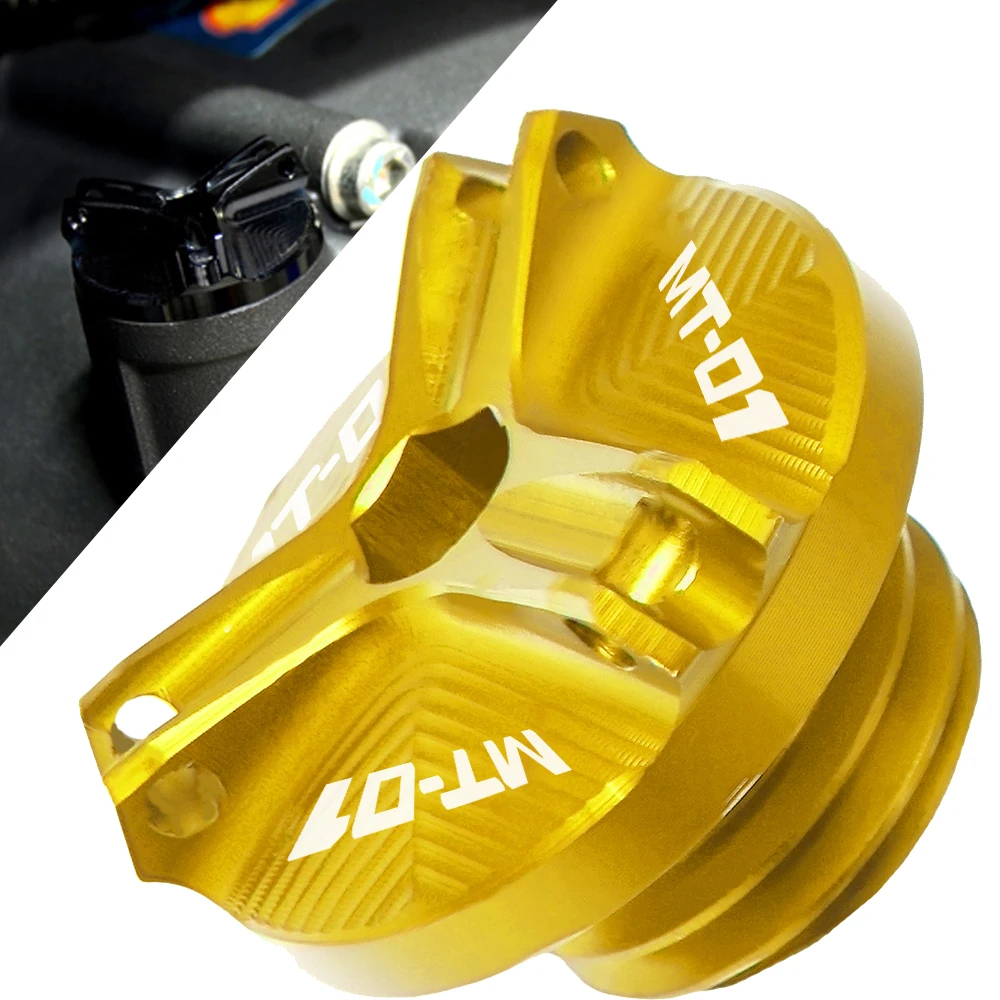 

For YAMAHA MT-01 MT01 MT 01 2004 2005 2006 2007 2008 2009 Motorcycle Engine Oil Cup Oil Fill Cap Cover Screw Motor Accessories