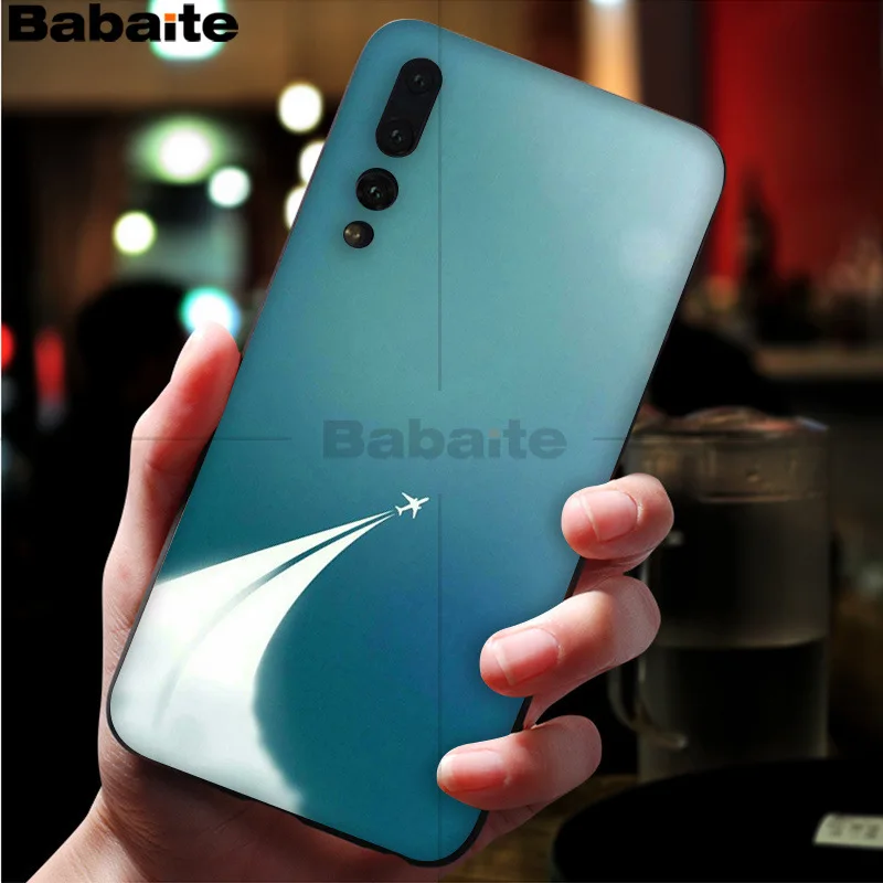 Чехол для телефона Babaite путешествий с самолетом облаком Huawei P10 plus 20 pro P20 lite mate9 10 honor