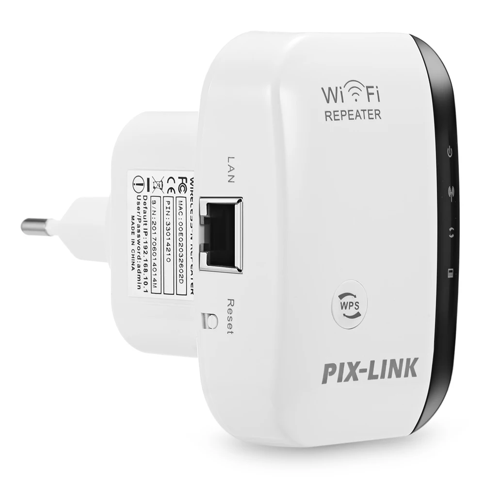 PIXLINK WR03 300Mbps 2.4GHz Wireless-N WiFi Repeater Wireless Router 802.11b/g/n Wifi Range Expander Signal Booster | Компьютеры и