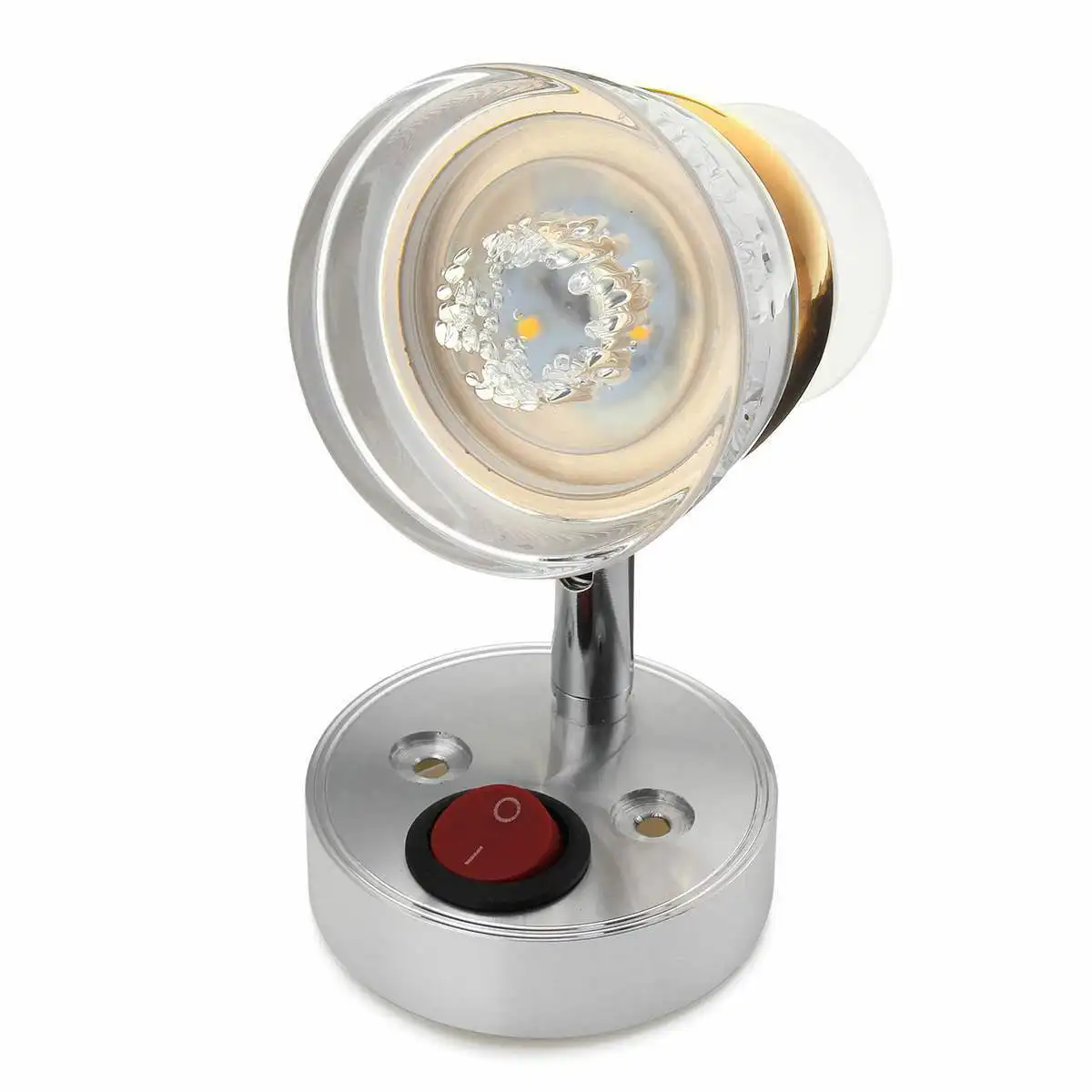 

12V 3W LED Reading Light RV Caravan Trailer Boat Wall Mount Bedside Book Lamp for Caravans Boat RV Bedroom Reading Desk