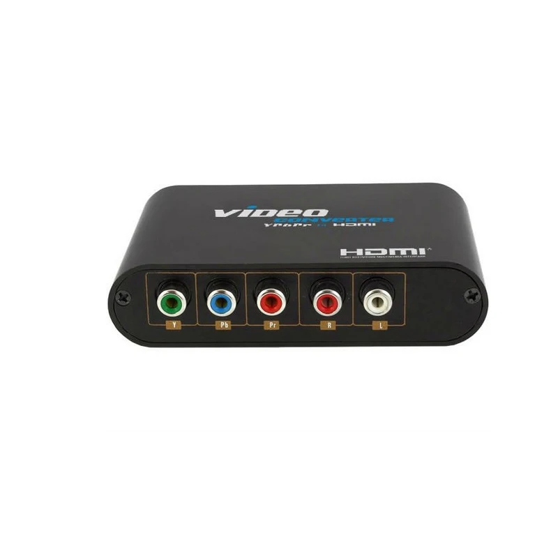 Новый компонент HD video YPbPr и аудио R/L к HDMI преобразователю 1080P с розничной цветной