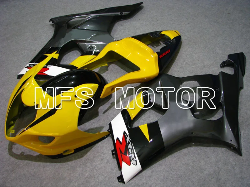 

Motorcycle Part Fairing Bodywork Injection Yellow Black Fit For Suzuki GSXR1000 K3 2003-2004