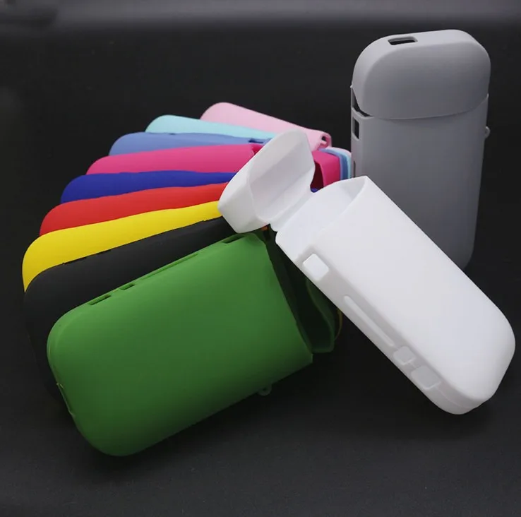

1PC Fashion Anti-slip Shield Replacement Silicone Case Sleeve Wrap Protective Skin Cover for IQOS II IQOS 2.4 Plus III 6 Colors