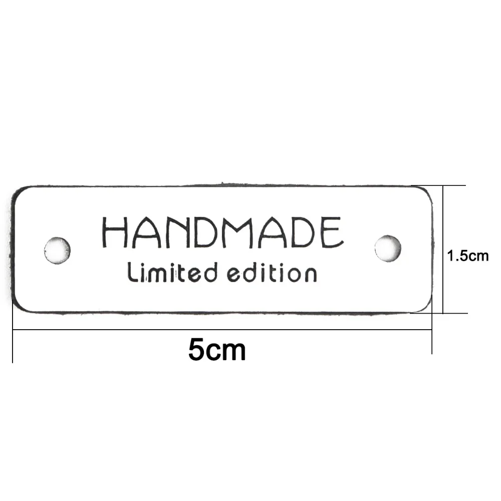 12 шт., ручная работа, ограниченная серия этикеток, кожаные бирки для поделок, Подарочная одежда, джинсовые сумки, обувь, аксессуары для шитья