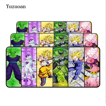 

Yuzuoan Large Lock Edge Mouse Mat Pad para Mouse de Notebook Computador Mousepad Gaming Mouse Pad Presente For Dragon Ball z