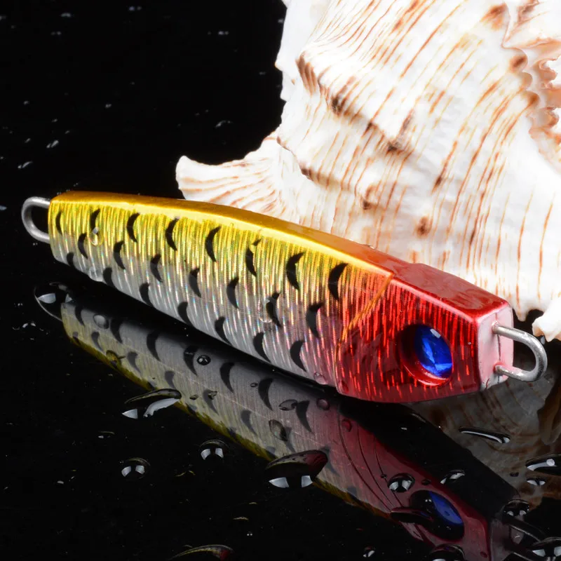 

Gorgons Fishing Lure Metal Alloy 3D Simulation Eyes Artificial Bait Lead Fishing Jigs Slow Jigging Metal Lure Glow Jig