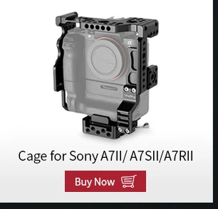 SmallRig для sony A7sii Половина Клетка A7R III/Melo III A7 III/Melo III A7 II/A7R II/A7S II клетка с Quick Release Камера клетка для sony A7riii-2098