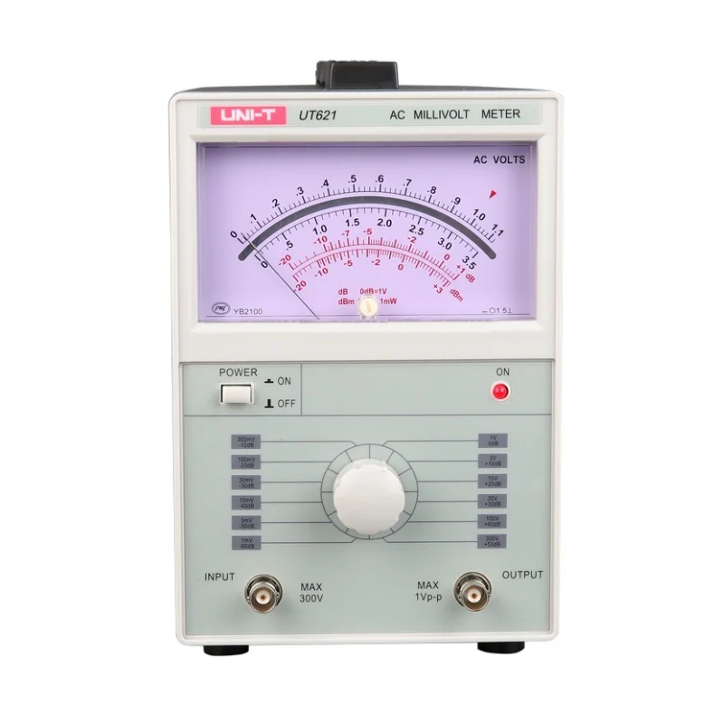 

UNI-T UT621 UT622 Analog Voltage Digital Voltmeter Analog Multimeter 100uV-300V Millivoltmeter