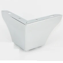 Упаковка из 4 шт.) ножки для мебели с железной отделкой, стол для шкафа, диван-кровать, ножки с хромированным покрытием H = 75