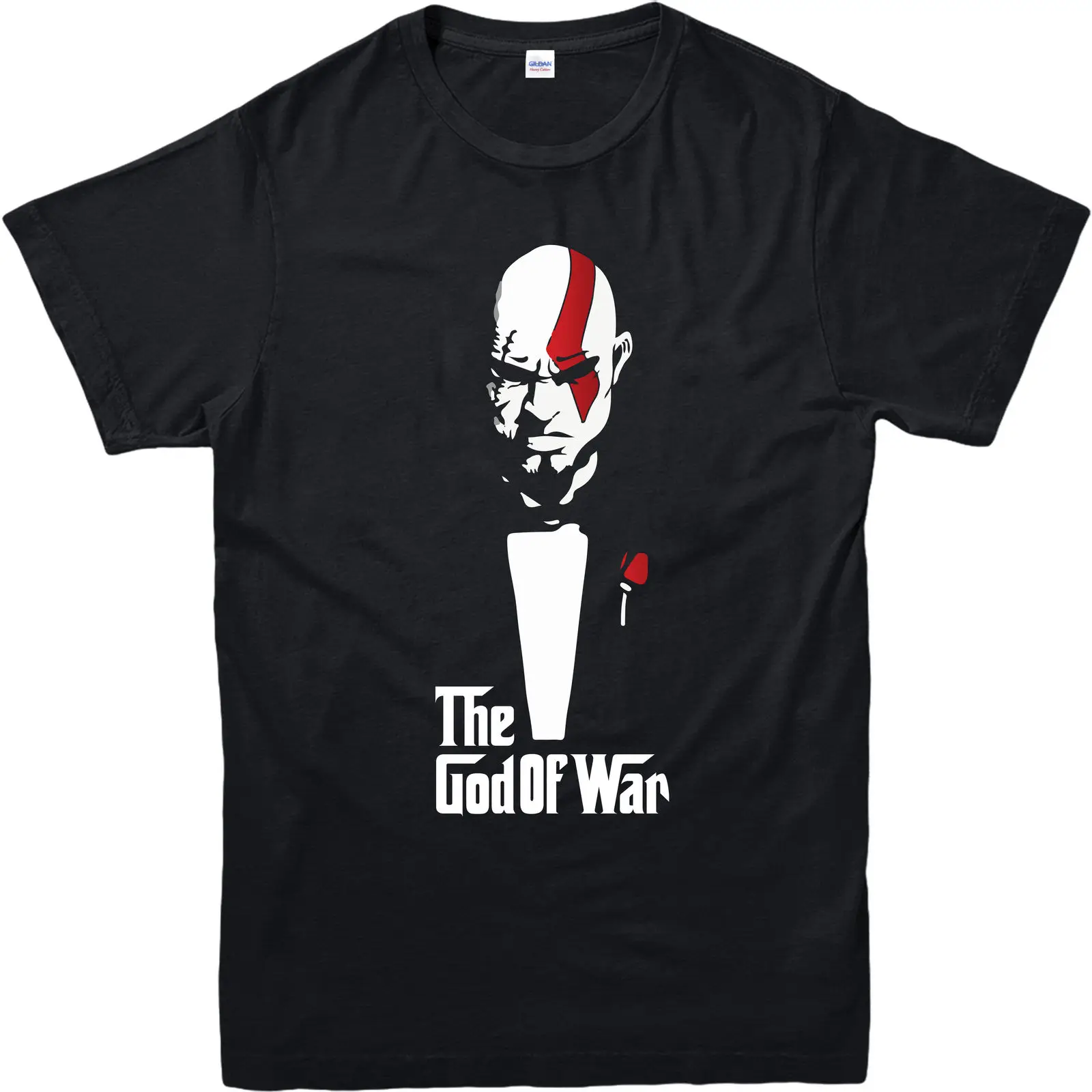 

God of War T-Shirt The Godfather Spoof T-Shirt Gamers Greek Inspired Gift Cool Casual pride t shirt men Unisex New Fashion