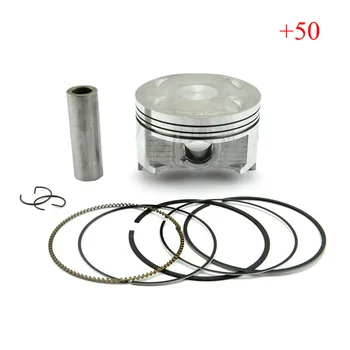 

LOPOR AN400 Burgman Skywave 400 Piston & Rings Kit Engine parts Piston Set For Suzuki AN 400 +50 Oversize Bore Size 83.5mm new