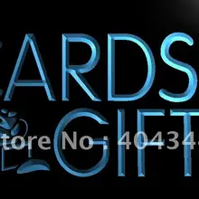 LB505-карты и подарки дисплей приманка светодиодный неоновый свет знак