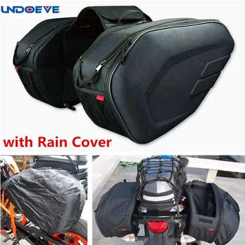 

Undoeve One Pair SA212 Waterproof Motorcycle Saddle bags Helmet bags Moto Side Bag Tail Luggage Suitcase Motocross Tank Bags