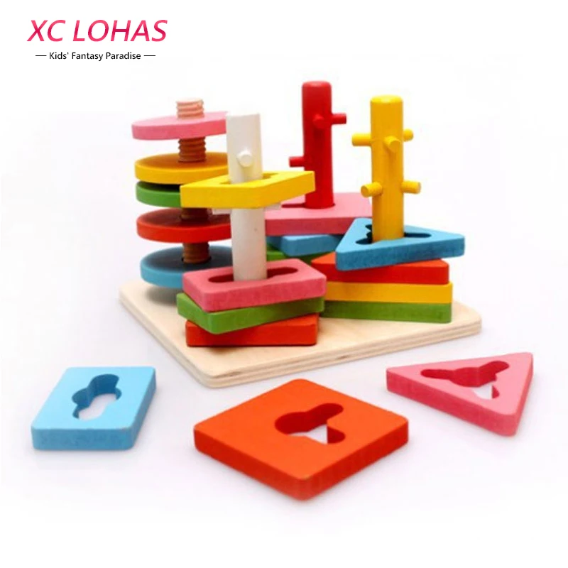 Baby Wooden 3D Geometry Shape Educational Rotary Building Blocks Children Learning Match Classification Block Toys Fast Shipping baby-building-blocks : image Baby Wooden 3D Geometry Shape Educational Rotary Building Blocks Children Learning Match Classification Block Toys Fast Shipping baby-building-blocks