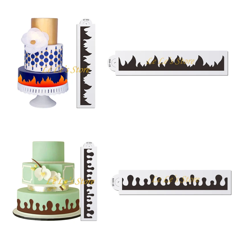 Moule De Decoration De Gateau En Forme De Goutte D Eau En Spray Fondant Pochoirs A Gateaux Modele De Bonbons Outils De Cuisson A La Creme Au Beurre Nouveau Aliexpress