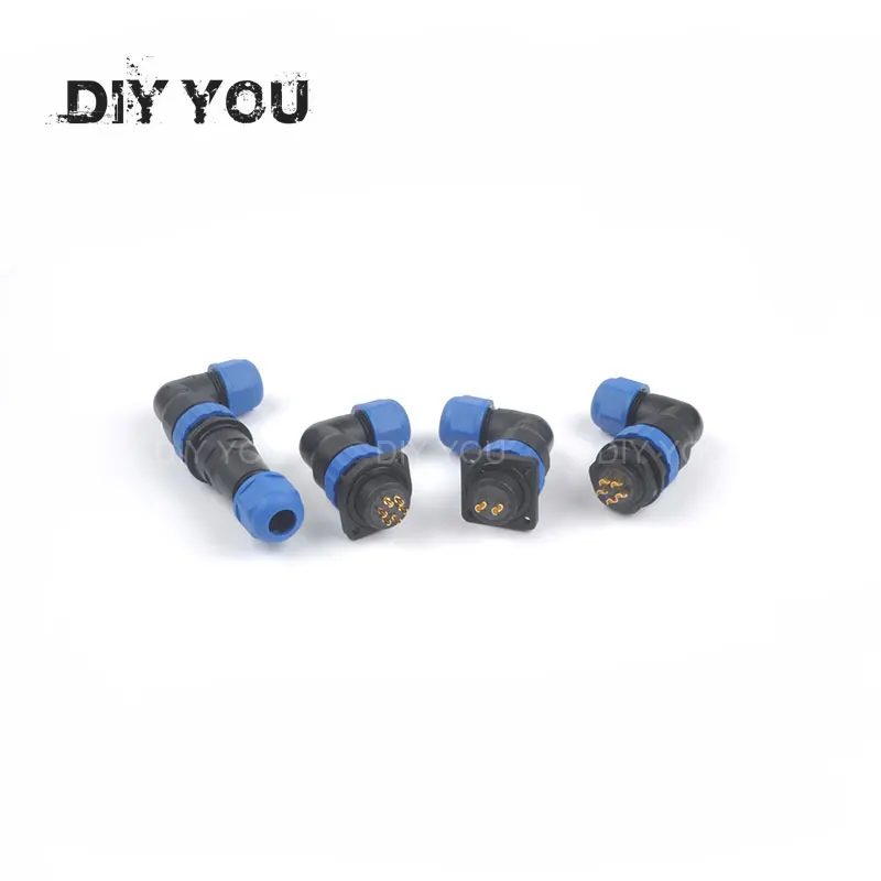 SP16 IP68 водонепроницаемый док авиационным соединителем с разъемом «папа» и муфтовый стыковочный переводник 2/3/4/5/6/7/9 контактный разъем для монтажа в панель Кабельный разъем