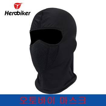 

HEROBIKER Motorcycle Face Mask Balaclava Moto Mask Motorcycle Tactical Face Shield Airsoft Paintball Helmet Training Ski Mask