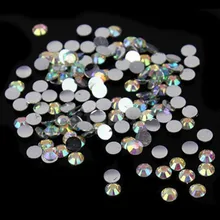 1000 pcs 2mm Multi-Color 14 Facets Resin Round Rhinestone Sparkling Rhinestones Nail Art Decoration DIY N22