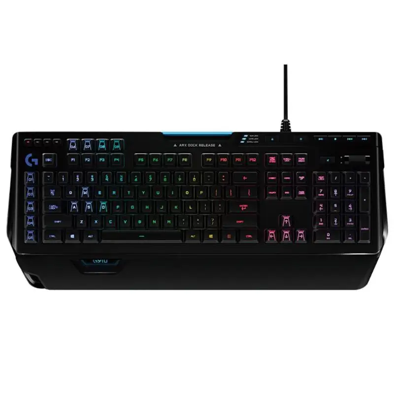 Механическая игровая клавиатура logitech G910 Orion Spark RGB USB 121 с 9 программируемыми играми, клавиатура с подставкой для рук для PUBG