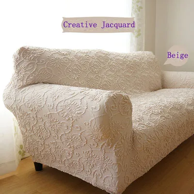 Высококачественный чехол для дивана, эластичный мягкий полиэстеровый чехол из спандекса, защитный чехол для дивана, домашний текстиль - Цвет: Beige