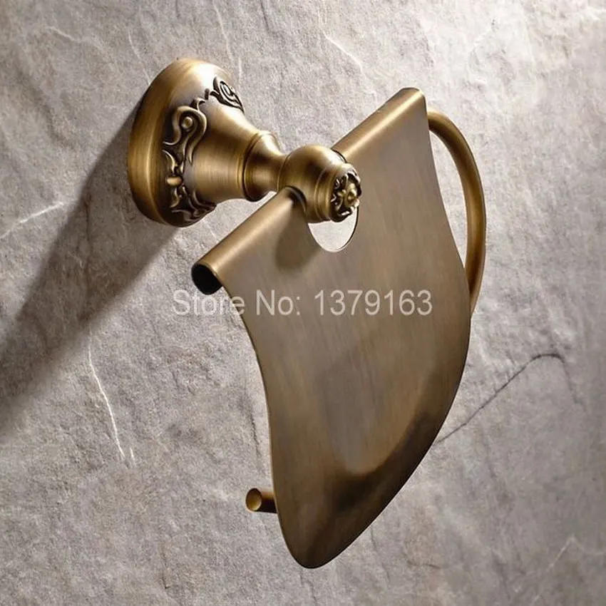 Bathroom Accessories Antique Bronze Wall Mounted Toilet Paper Roll